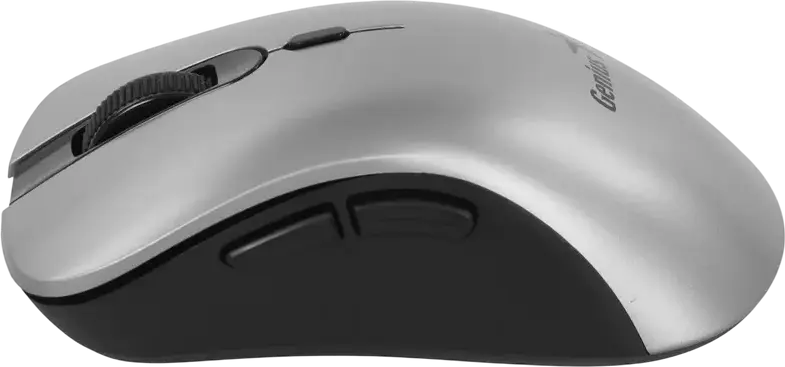 Genius KM-8216S Wireless AI Copilot Silent Keyboard and Mouse Combo, 2.4GHz RF USB-A, Membrane Chocolate Keys, Ergo 8100S AI Optical Mouse 1600 DPI, Black