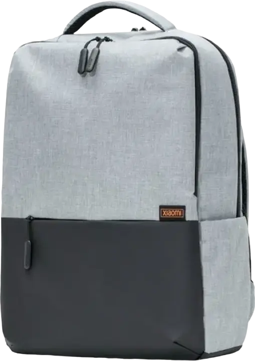Xiaomi Commuter Backpack XDLGX-04, Light Grey, 21L Capacity, Slim Lightweight Polyester Bag for 15.6 inch Laptop, Tablet and Phone, 320x160x440mm