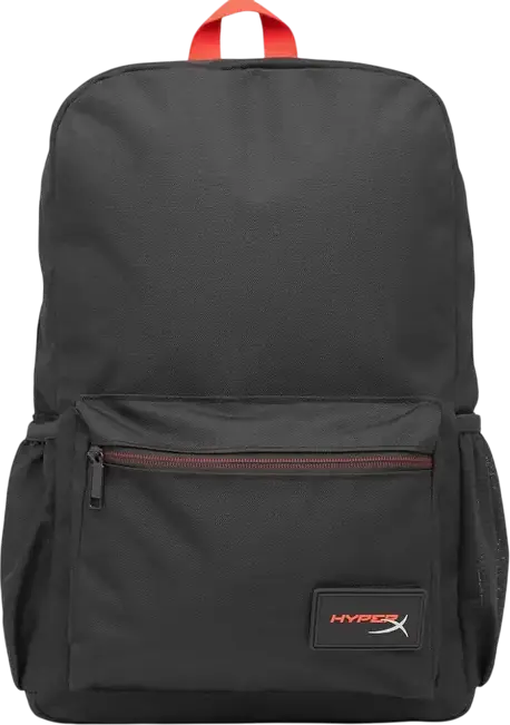 HyperX Delta Gaming Backpack, 17.8L Capacity, Fits 16-inch Laptops, Weather-Resistant Recycled 600D Polyester, Padded Straps & Trolley Strap, Black