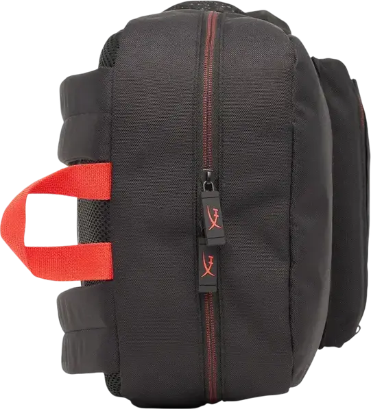 HyperX Delta Gaming Backpack, 17.8L Capacity, Fits 16-inch Laptops, Weather-Resistant Recycled 600D Polyester, Padded Straps & Trolley Strap, Black