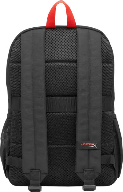 HyperX Delta Gaming Backpack, 17.8L Capacity, Fits 16-inch Laptops, Weather-Resistant Recycled 600D Polyester, Padded Straps & Trolley Strap, Black