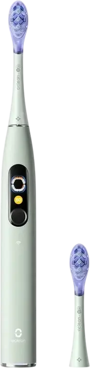 Oclean X Ultra 20 V8100 WiFi Smart Sonic Electric Toothbrush, Maglev 4.0 Motor, 84,000 osc/min, AI Voice Guidance, LED Display, Green
