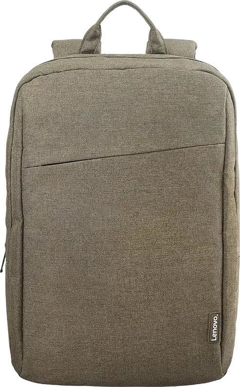 Lenovo B210 Laptop Backpack for 15.6 inch Laptops, Water-Repellent Polyester, Padded Interior and Quilted Back Panel, Grey
