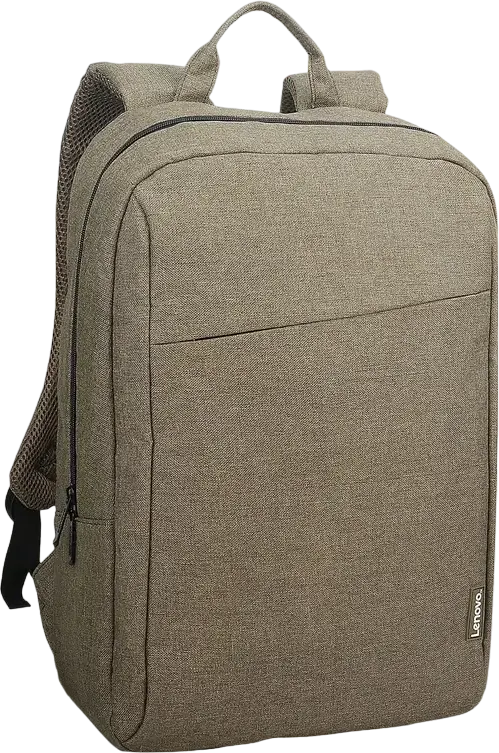Lenovo B210 Laptop Backpack for 15.6 inch Laptops, Water-Repellent Polyester, Padded Interior and Quilted Back Panel, Grey