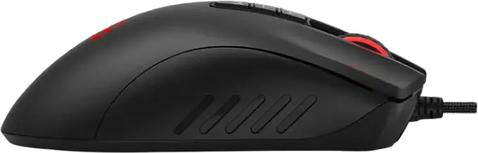 Bloody ES5 Gaming Mouse, PixArt Optical Sensor, 3200 CPI, 8 Programmable Buttons, RGB Backlight, 1000Hz Polling Rate, Wired USB, Stone Black