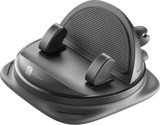 Suport pentru smartphone Cellularline Dash Hub 360, Negru