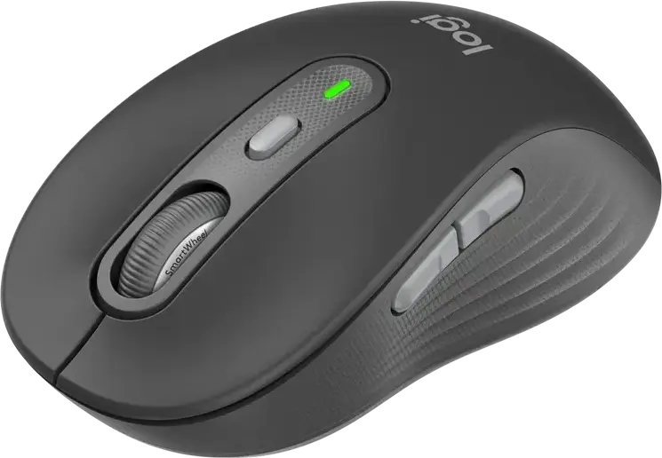 Logitech Signature Slim MK950 Wireless Combo, K950 Full-Size Keyboard and M750 Mouse, Logi Bolt & Bluetooth, Multi-OS, Easy-Switch 3 Devices, Graphite