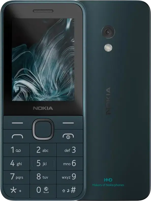 Nokia 225 4G (2024) Feature Phone, 2.4 inch TFT LCD, Unisoc T107, 128MB Storage, 64MB RAM, Dual nano-SIM, 1450mAh Battery, USB Type-C, Bluetooth 5.0