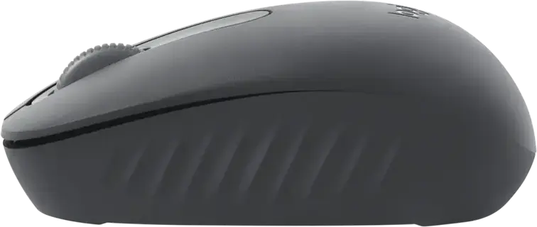 Mouse Wireless Logitech M196 Bluetooth, Grafit, 1000 DPI, Design Compact Ambidextru, Plastic Reciclat, Baterie până la 12 Luni, Dimensiuni 100x60x38mm, 76g