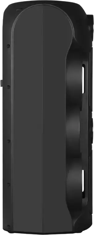 SVEN PS-720 Portable Party Speaker, 80W RMS 2.0 Stereo, TWS Support, Bluetooth, USB, microSD, FM Radio, Karaoke with Echo and Mic Inputs, Dynamic LED Lighting, Black
