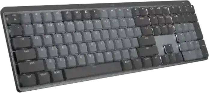 Logitech MX Mechanical Wireless Keyboard 920-010757 Tactile Quiet Switches Bluetooth Logi Bolt US Layout Low Carbon Aluminum Backlit