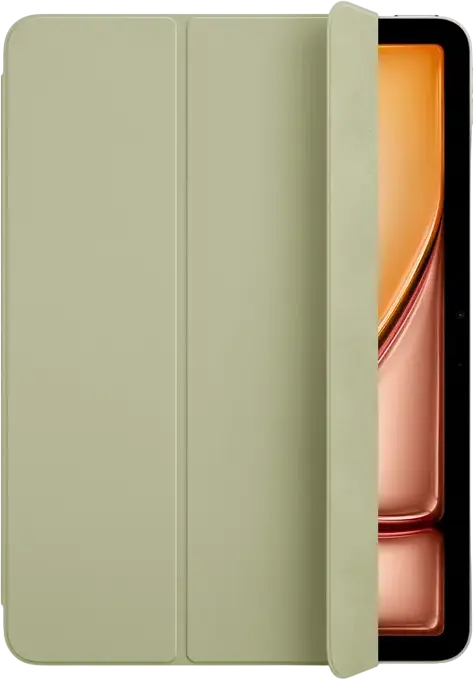 Husa Apple Smart Folio pentru iPad Air 11 inch (M2), Protectie din Poliuretan cu functie Trezire/Repaus automat si Unghie de Vizionare Reglabile, Sage