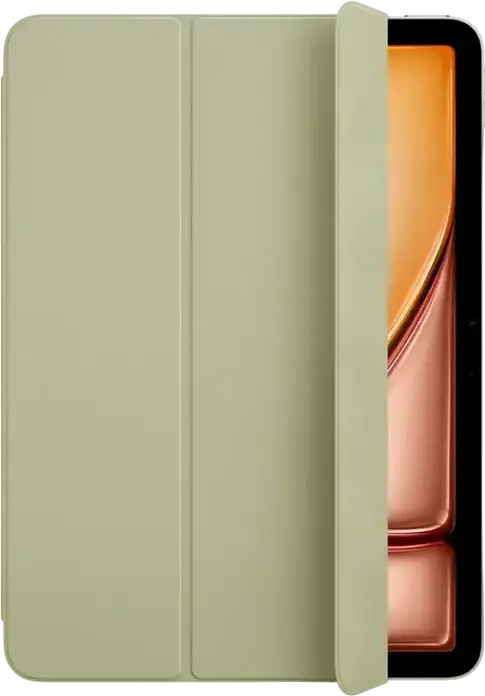 Husa Apple Smart Folio pentru iPad Air 11 inch (M2), Protectie din Poliuretan cu functie Trezire/Repaus automat si Unghie de Vizionare Reglabile, Sage