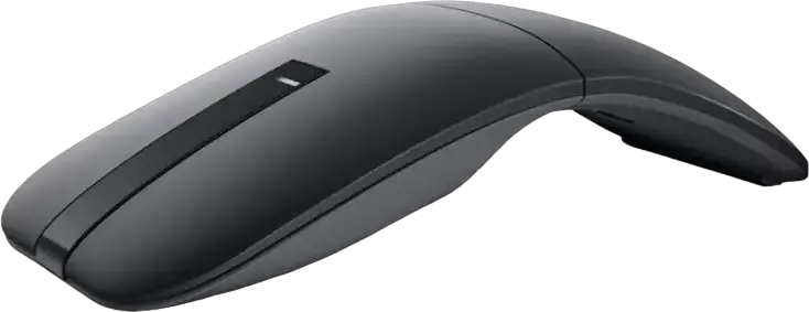 Dell MS700 Bluetooth Travel Mouse, Black, Multi-Device Connectivity, Wireless Bluetooth 5.0, 4-Level Adjustable DPI up to 4000, Rotatable Design, Lightweight 56.9g