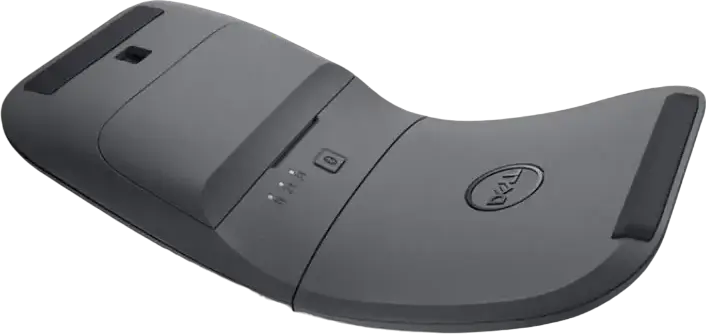 Dell MS700 Bluetooth Travel Mouse, Black, Multi-Device Connectivity, Wireless Bluetooth 5.0, 4-Level Adjustable DPI up to 4000, Rotatable Design, Lightweight 56.9g