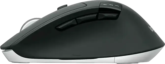Logitech M720 Triathlon Wireless Mouse M-R0062, Bluetooth Low Energy & 2.4 GHz, Unifying Receiver, 1000 DPI Optical Sensor, 8 Buttons, Black