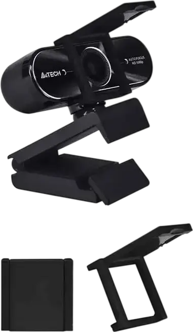 Webcam A4Tech PK-940HA Full HD 1080p cu Auto Focus Rapid, Microfon Incorporat, Unghi de Vizualizare 75 Grade, Capac Privacy, USB 2.0, Negru
