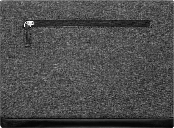 RivaCase Lantau 8803 Universal Laptop Sleeve for 13.3-14 inch Laptops and Tablets, Eco-Friendly RPET Polyester and Faux Leather, Black