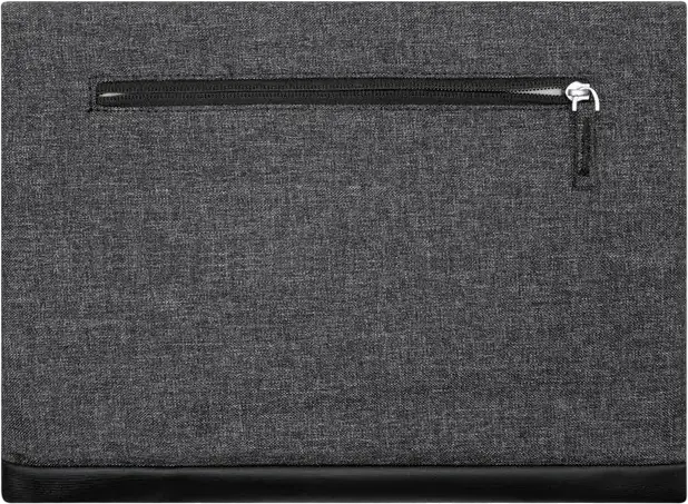 RivaCase Lantau 8803 Universal Laptop Sleeve for 13.3-14 inch Laptops and Tablets, Eco-Friendly RPET Polyester and Faux Leather, Black