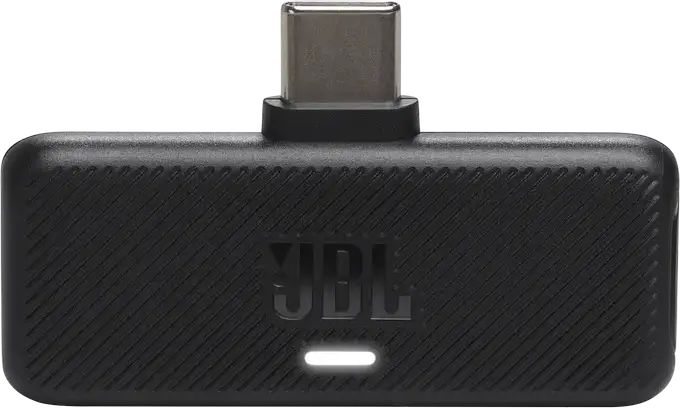 JBL Quantum Stream Wireless USB-C Omnidirectional Dynamic Lavalier Microphone with Charging Case, 100m Range, for Android and Apple USB-C Devices