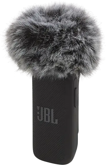 JBL Quantum Stream Wireless USB-C Omnidirectional Dynamic Lavalier Microphone with Charging Case, 100m Range, for Android and Apple USB-C Devices