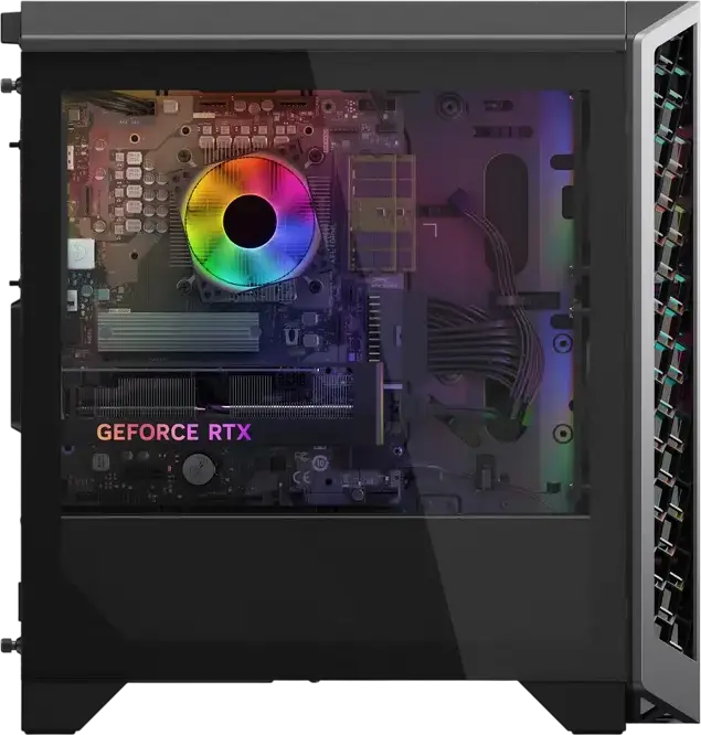 PC Gaming Lenovo LOQ Tower 26ADR10, AMD Ryzen Seria 8000, NVIDIA GeForce RTX 5060 Ti, RAM DDR5, SSD PCIe 4.0 NVMe, Wi-Fi 7, Carcasa 26L, Iluminare ARGB