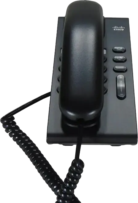 Telefon IP Cisco Unified 6901 Single-line, Charcoal, Ethernet 10/100, PoE IEEE 802.3af, Protocoale SIP/SCCP, 32MB SDRAM, Plastic ABS, Montare Perete/Birou
