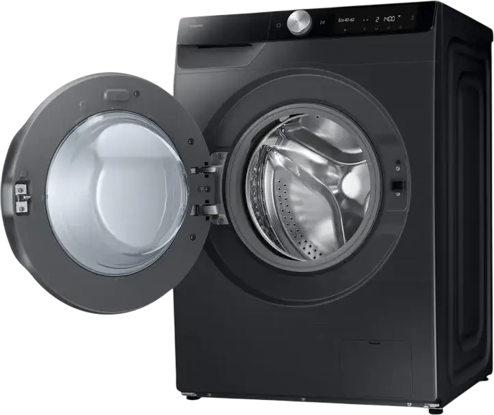 Стиральная машина с сушкой Samsung WD90DG6G94BBUA, 9кг стирка/5кг сушка, 1400 об/мин, Digital Inverter, Bespoke AI, AutoDispenser, Wi-Fi SmartThings, Черный