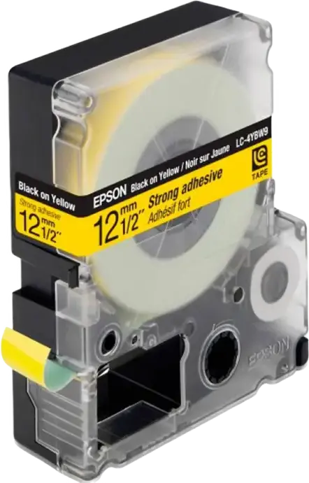 Epson LK-4YBW, 12mm x 9m