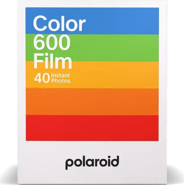 Мгновенная фотопленка Polaroid Color 600, ISO 640, глянцевая поверхность, белая рамка, размер изображения 79x79мм, для камер серий 600 и i-Type