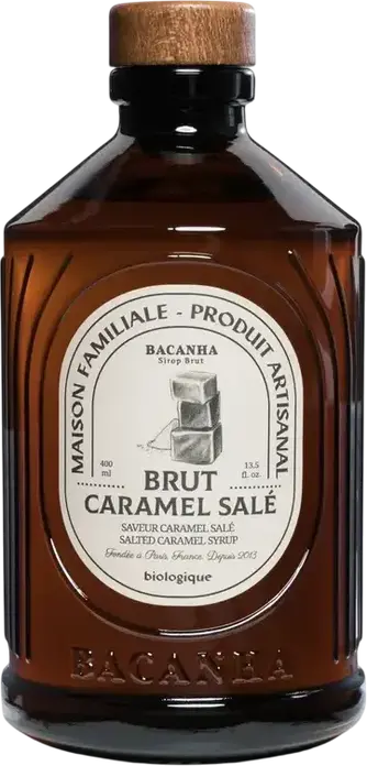 Sirop Bacanha Brut Caramel Salé, 400 ml