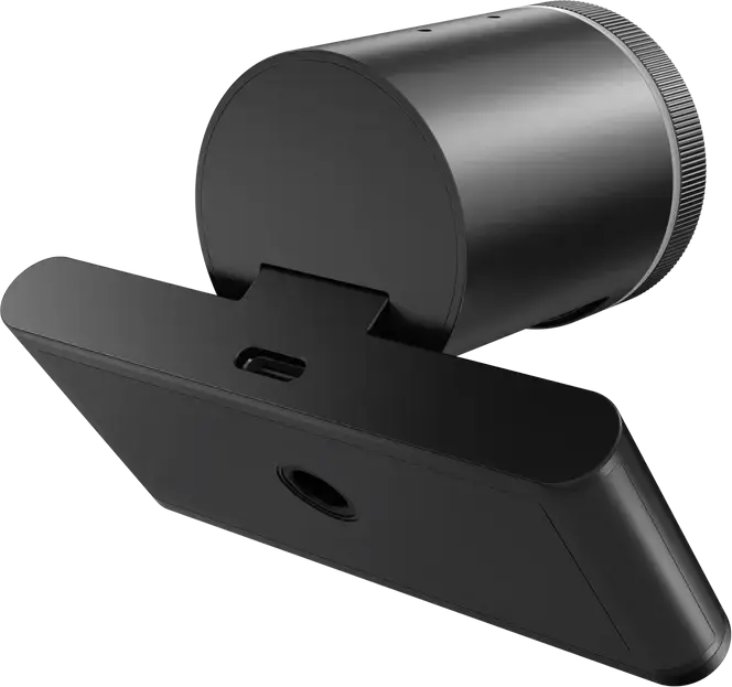 Lenovo QHD Webcam 4XC1Q25245 2K Resolution 30fps AI Auto-focus Adjustable FOV 90/78/65 HDR Noise Cancellation USB-C Microsoft Teams Certified Black