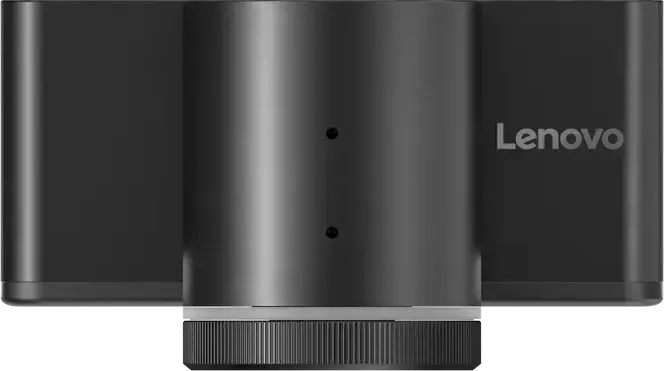 Lenovo QHD Webcam 4XC1Q25245 2K Resolution 30fps AI Auto-focus Adjustable FOV 90/78/65 HDR Noise Cancellation USB-C Microsoft Teams Certified Black