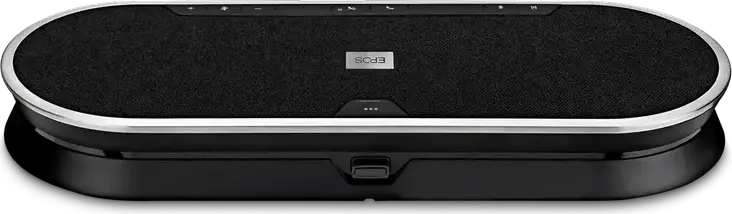 EPOS EXPAND SP 80 Portable Speakerphone, Bluetooth and USB Connectivity, 6 Adaptive Beamforming Microphones, 18h Battery, Supports 16 Participants, Black