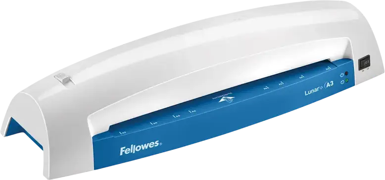 Fellowes Lunar+ A3 Hot Laminator for Home and Office, 80-125 Micron Pouch Support, Jam Release Trigger, White