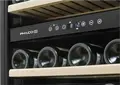 Philco PW32GD Freestanding Wine Cooler, 32 Bottles Capacity, 85L Volume, 6 Beech Wood Shelves, UV Protection Triple Glass Door, Black, 85.3x38x57 cm