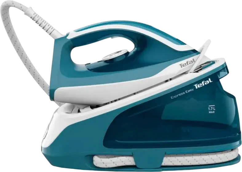 Tefal Express Easy SV6131E0 Steam Generator Iron, 2200W, 5.8 bar Pressure, 350g/min Steam Boost, 1.7L Tank, Ceramic Xpress Glide Soleplate