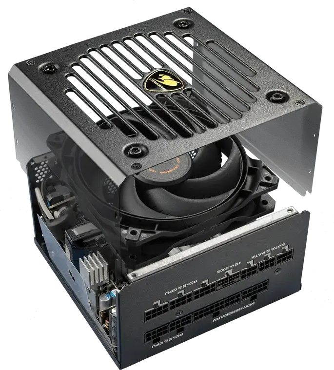 Sursa Cougar GEX PRO 850W, 80 PLUS Gold, Fully Modular, ATX 3.1, Conector 12V-2x6, Negru