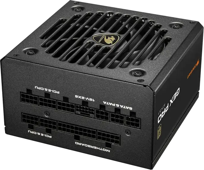Sursa Cougar GEX PRO 850W, 80 PLUS Gold, Fully Modular, ATX 3.1, Conector 12V-2x6, Negru