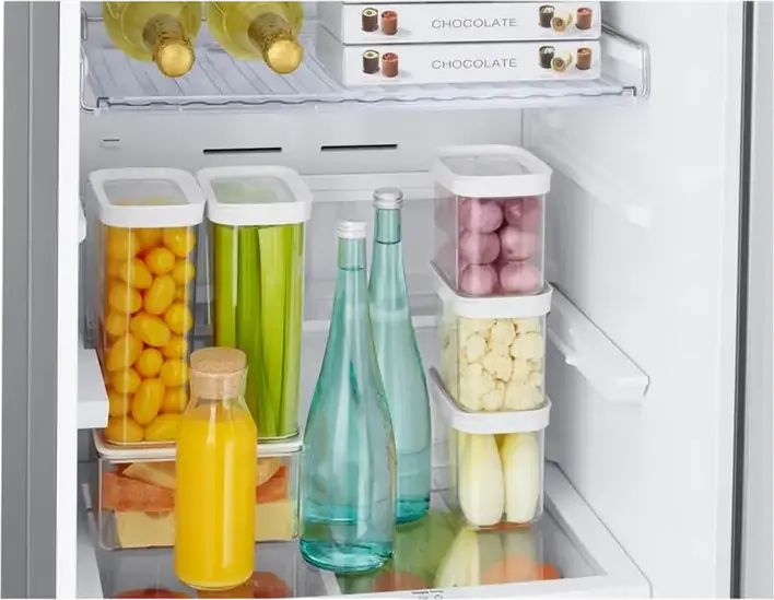 Холодильник Samsung RB38C676DSA, объем 390 л, No Frost, Digital Inverter, SpaceMax, Optimal Fresh, серебристый, 203x59.5x65.8 см