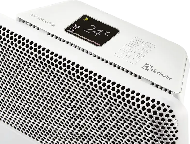 Electrolux ECH/AT Wi-Fi Convector Heater, 1500 W, X-Heat Technology, Electronic Thermostat, IP24 Splash Proof, Wall or Floor Mount, White LED Display