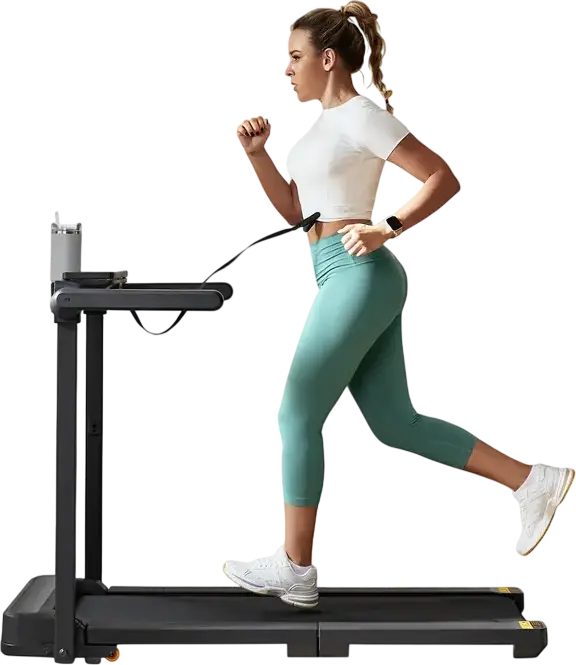 Kingsmith Walkingpad MX10 Vertical Fold Treadmill, 3 HP Brushless Motor, 1-10 km/h, SoftStep Shock Absorption, Bluetooth, KS Fit App, 120 kg Max Weight