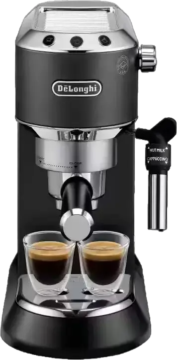 Cafetiera manuala DeLonghi Dedica Pump Espresso, 1300W, Negru