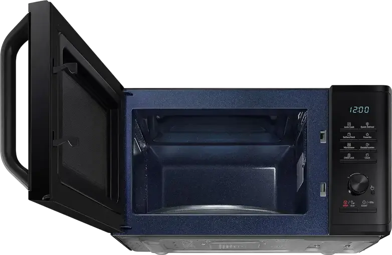 Cuptor cu microunde Solo Samsung MS23K3515AK, Capacitate 23L, Putere 800W, Interior Email Ceramic, Defrost Rapid, Auto Cook, Negru