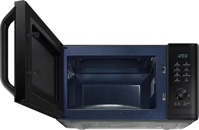 Cuptor cu microunde Solo Samsung MS23K3515AK, Capacitate 23L, Putere 800W, Interior Email Ceramic, Defrost Rapid, Auto Cook, Negru