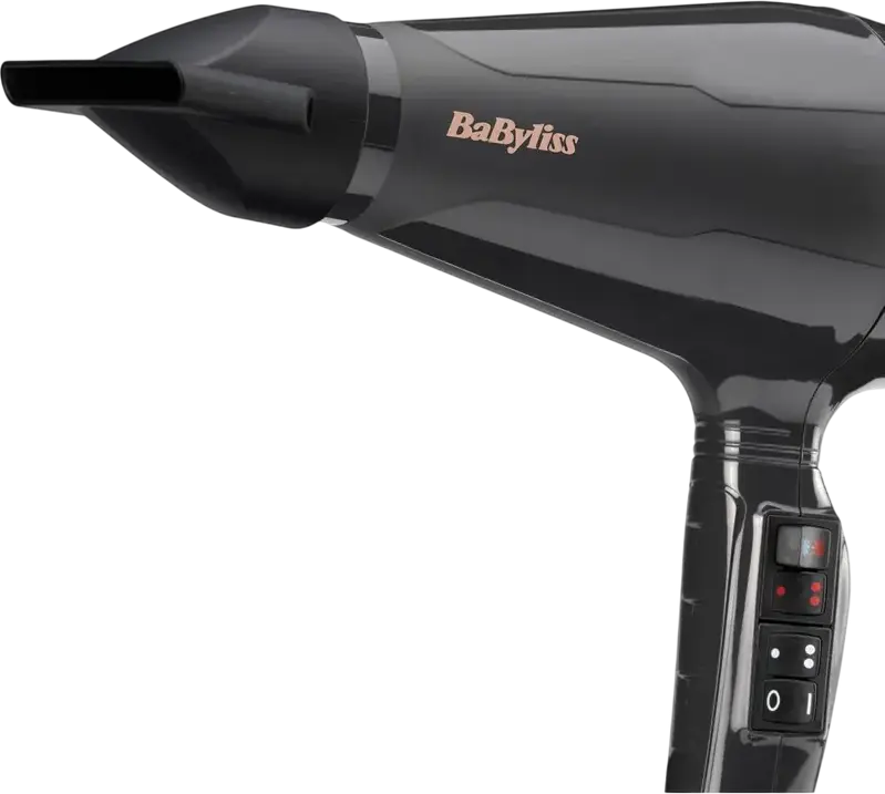 Фен для волос BaByliss 6720DSE, 2200 Вт, с ионизацией, 2 режима температуры и 2 режима воздушного потока, холодный обдув, диффузор и концентратор, черный