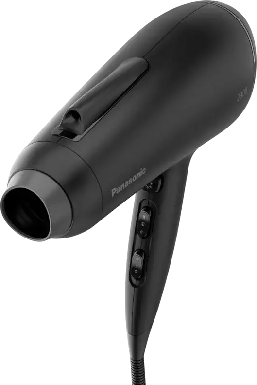 Fön Panasonic EH-NE85, 3300W (Performanta 2500W), Tehnologie Double Ion, 3 Setari de Temperatura si 2 Viteze, Jet Reci, Negru