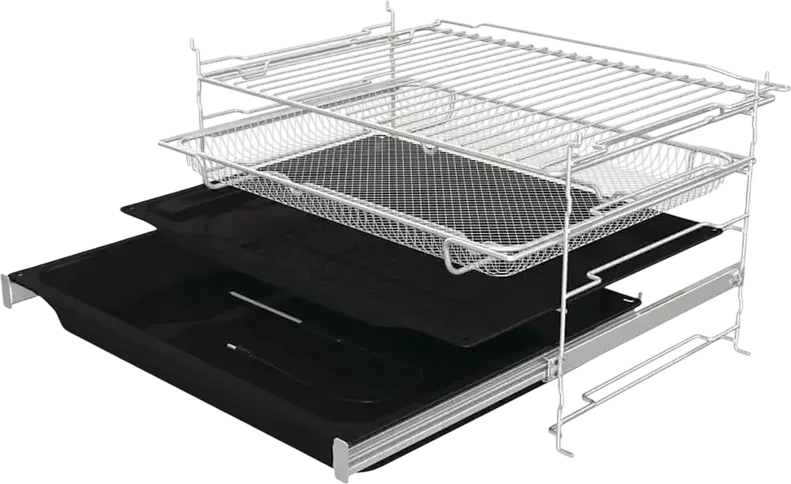 Встраиваемый электрический духовой шкаф Gorenje BP6138B, 77 л, класс A+, пиролитическая очистка, ConnectLife, черный, набор с Doc-station