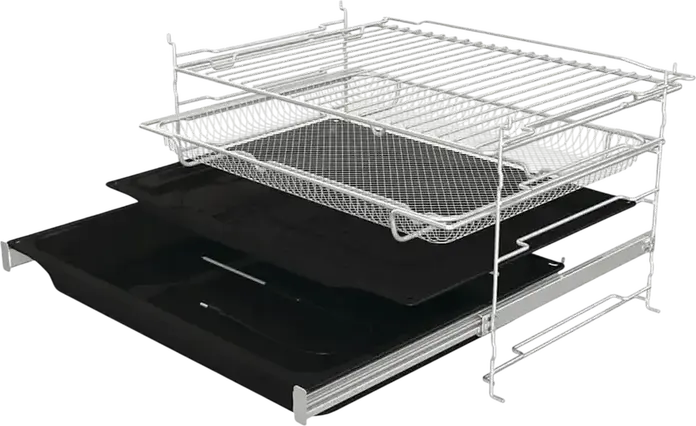 Встраиваемый электрический духовой шкаф Gorenje BP6138B, 77 л, класс A+, пиролитическая очистка, ConnectLife, черный, набор с Doc-station