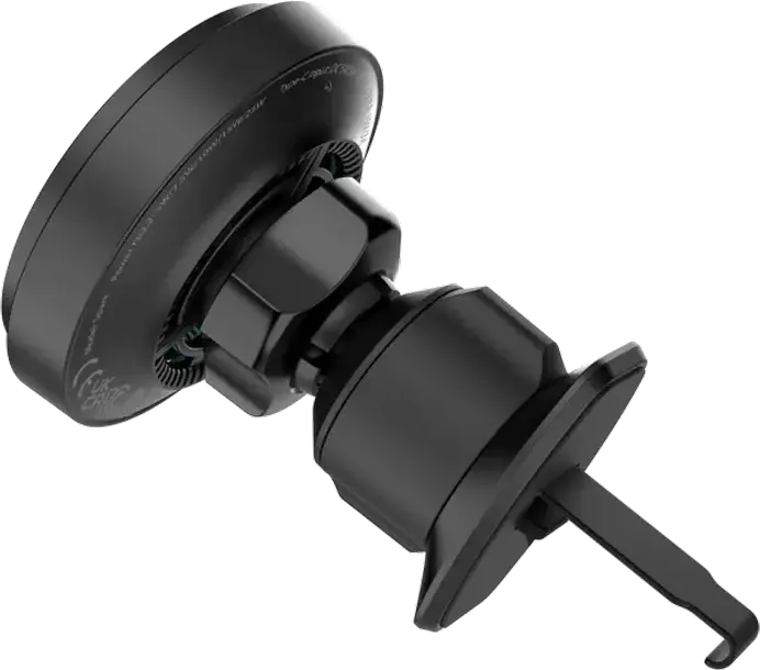 Proove Spark Qi2.2 Wireless Car Phone Holder, 25W Fast Charging, Active Cooling System, Magnetic Ring, Air Vent Mount, USB-C, Black, ABS + PC